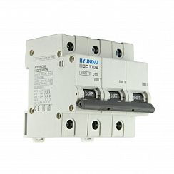 Автоматический выключатель HGD100S 3PMDS0000C 00100 3 полюса, 100А, ток к.з. 10kA, хар-ка D (STANDARD)