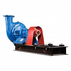 Насос 6Ш8 под 90 кВт без электродвигателя на раме