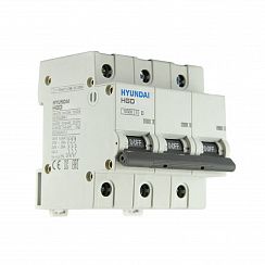 Автоматический выключатель HGD125 3PMDS0000C 00080 3 полюса, 80А, ток к.з. 10kA, хар-ка D (DELUXE)