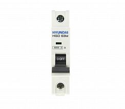 Автоматический выключатель HGD63-M 1PMBS0000C B 1P 16А 6kA (STANDARD)